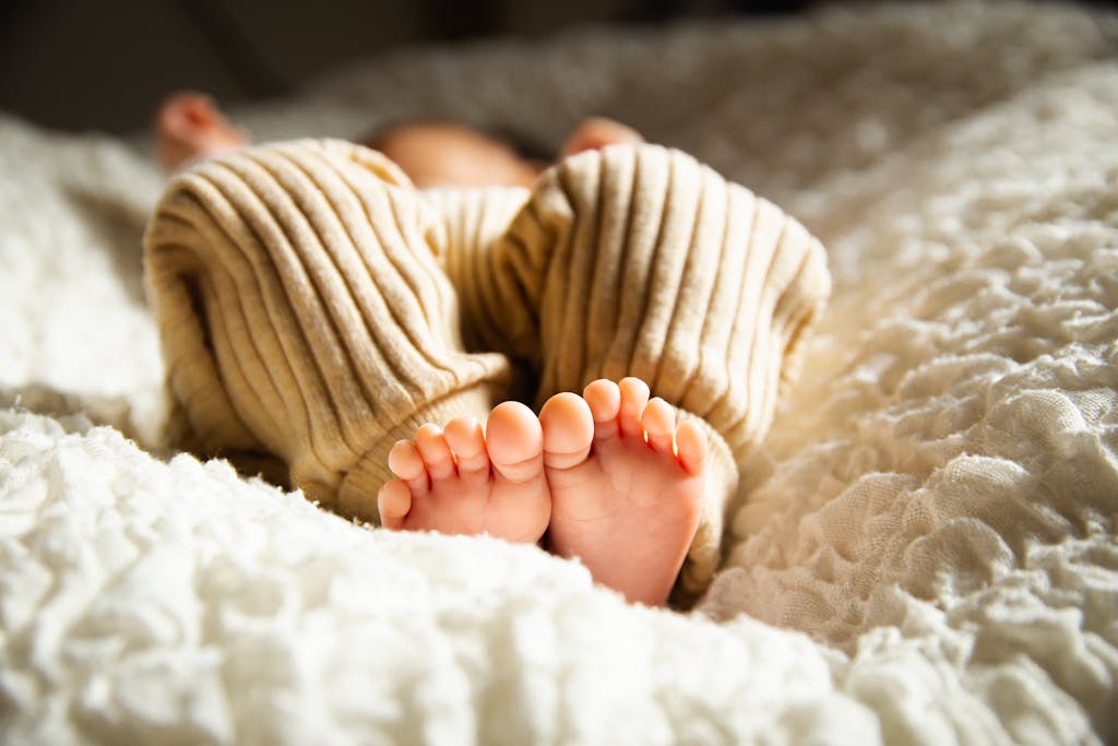 Bébé en train de dormir, sommeil de l’enfant